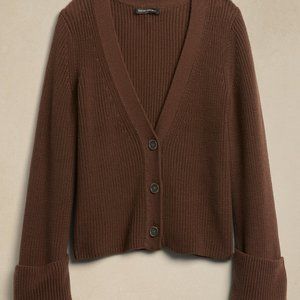 Banana Republic Brown Chunky Cardigan